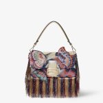 FENDI Baguette® Bag with multicolor lamé Night Butterfly embroidery